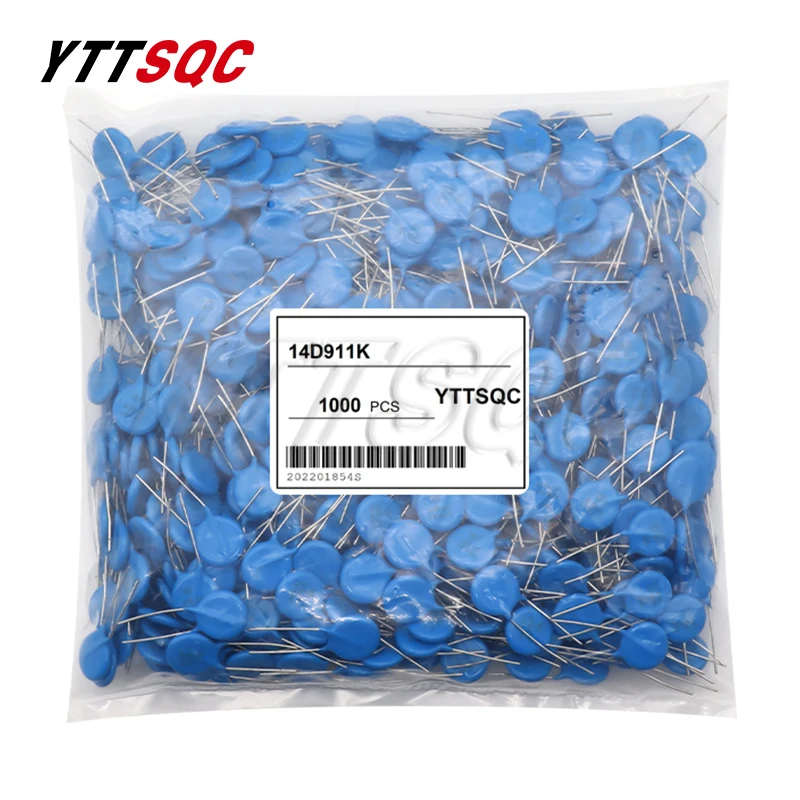 

500pcs varistor piezoresistor 14D270K 14D470K 14D101K 14D151K 14D241K 14D271K 14D391K 14D431K 14D471K 14D561K 14D681K 14D821K