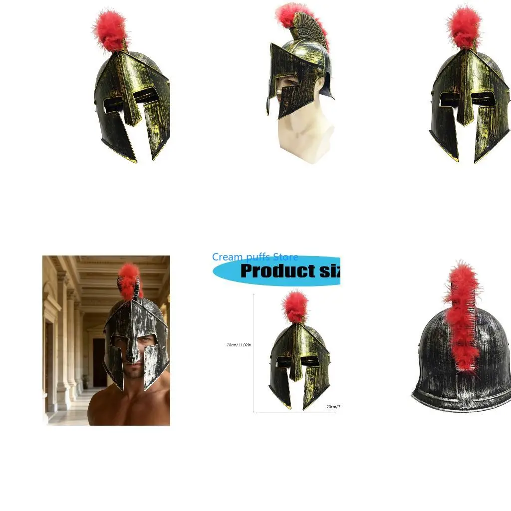 50LE Eye Catching Spartans Headgear Safe And Comfortable For Adults And Kids