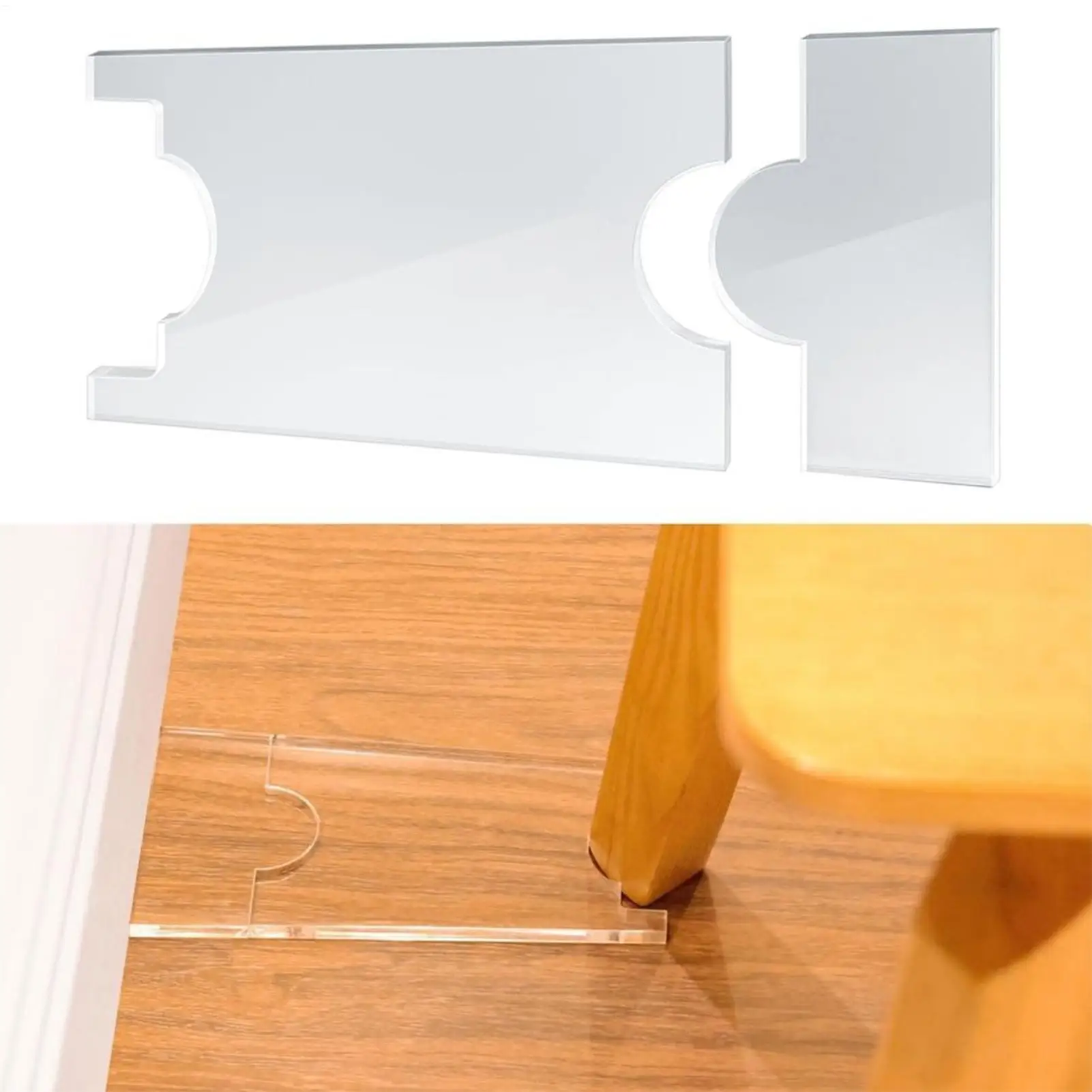 

Acrylic Couch Wall Bed Stoppers 2Pcs/set Non-slip Bed Stoppers Prevent Heaters from Starting Fires and Reserve Space