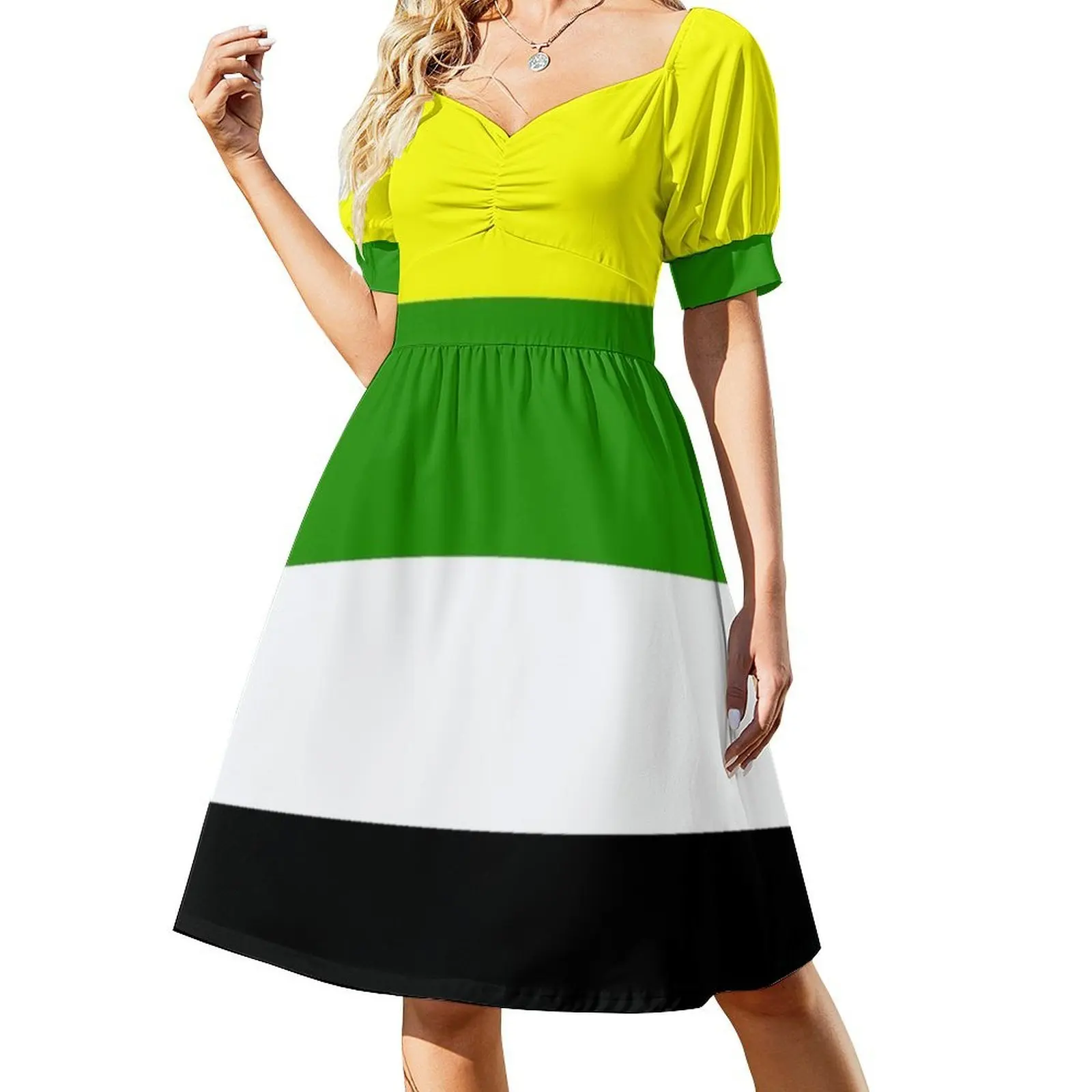 Skoliosessuale Bandiera dell'orgoglio Abito da festa streetwear da donna Stampa alla moda Abbigliamento da club per donna Bandiera dell'orgoglio Skoliosessuale