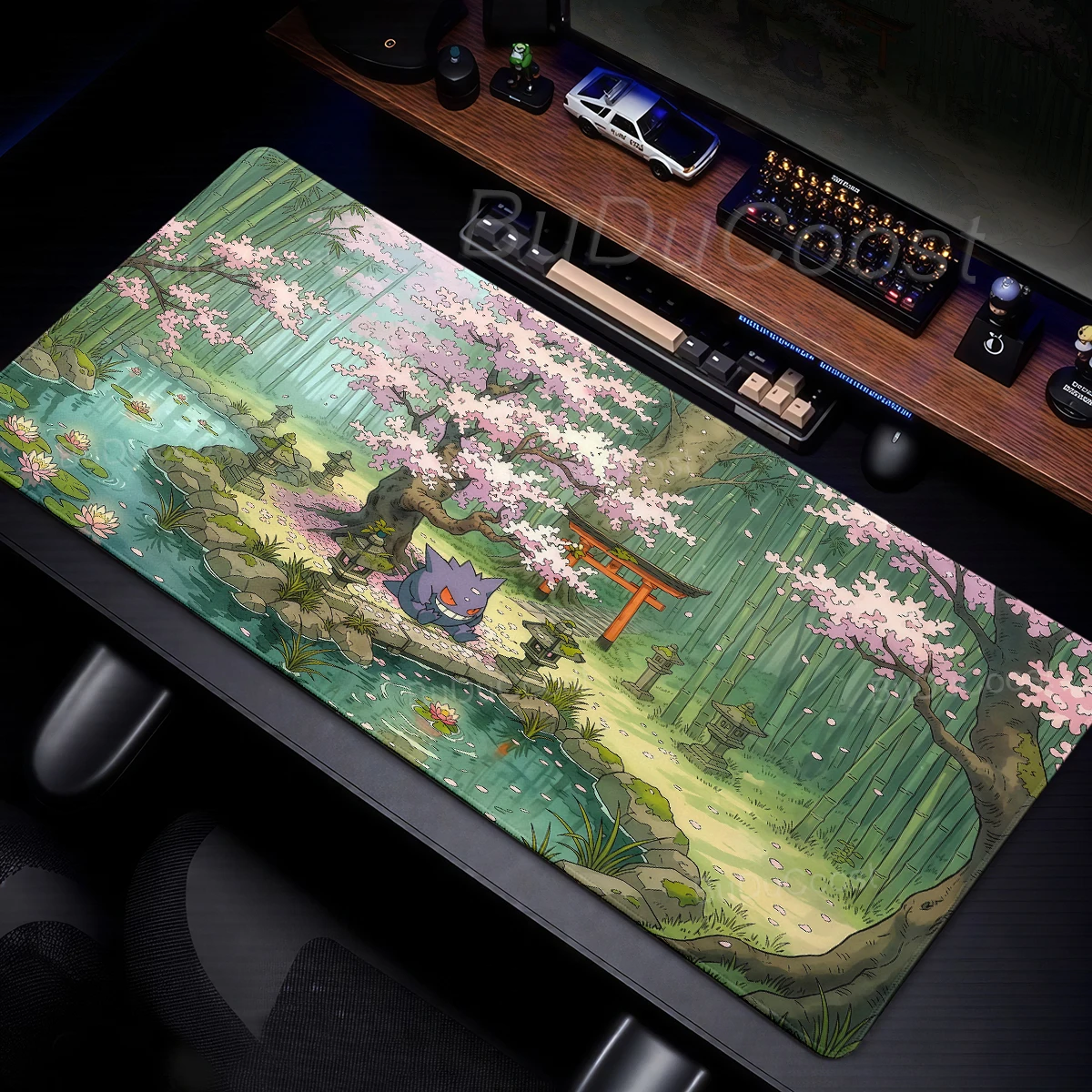 Mouse Pads G-gengar Gaming PC Mousepad Gamer Keyboard Desk Mat Office Extended Pad Pc Accessories Pokemon Mousemat Laptop Carpet