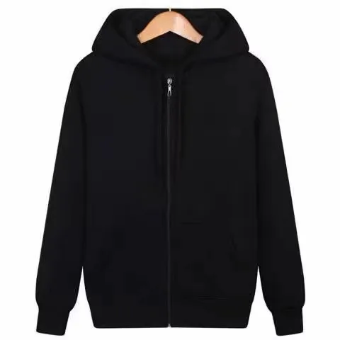 Sweat à capuche cardigan ouvert doublé Fce surdimensionné pour hommes, tenue décontractée, résistante, coupe ample, automne hiver, fermeture à glissière Faion...
