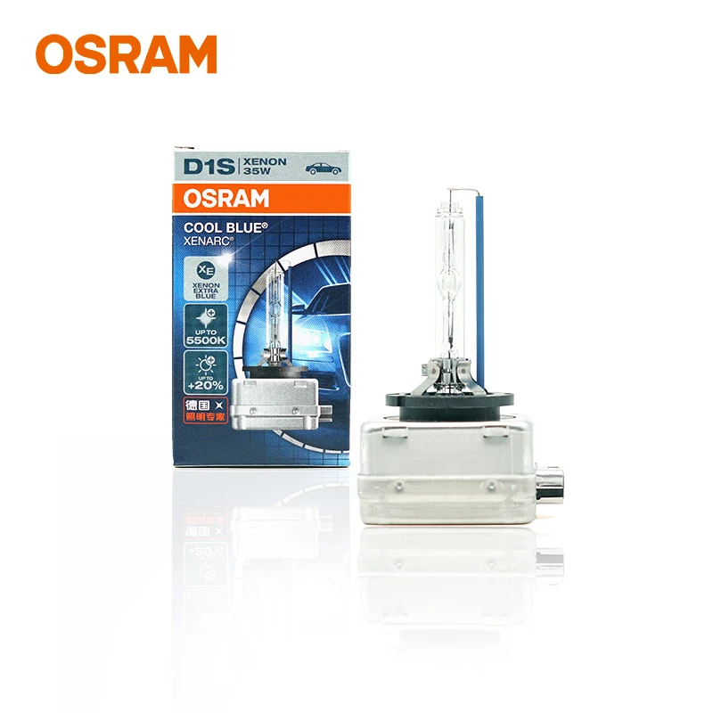 OSRAM D1S 66140CB 12/24V 35W 5500K COOL BLUE HID XENON BULB PAPER BOX XENON HEADLIGHT LAMPS MADE IN GERMANY