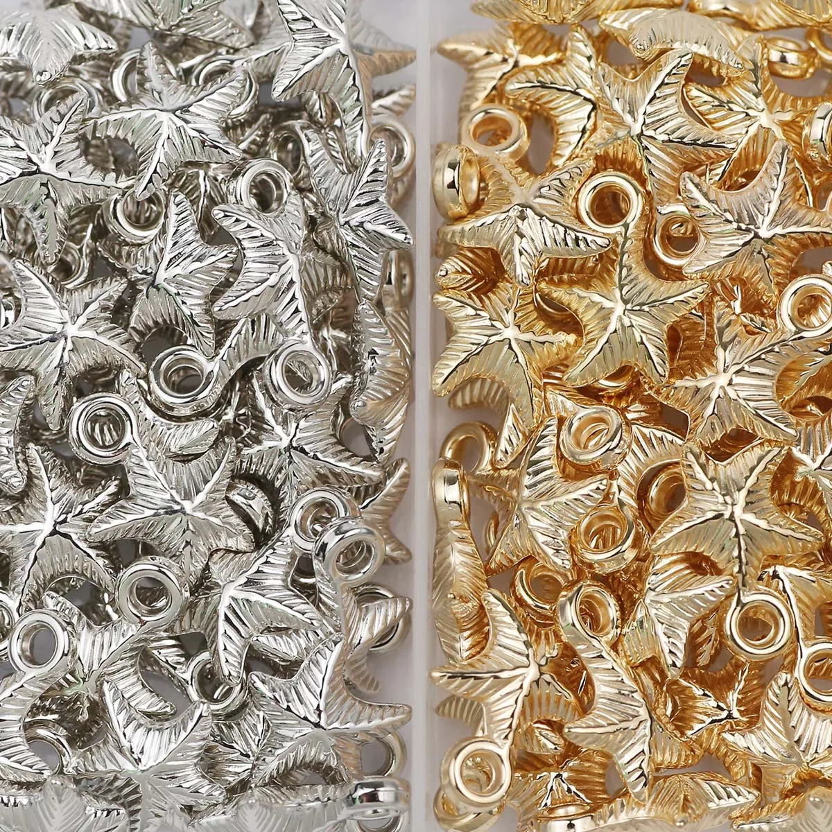 

Подвеска-морская звезда CCB 11 мм, двухцветная, белое золото/KC-золото, ручная работа, для изготовления ювелирных изделий, браслетов, ожерелий, аксессуаров