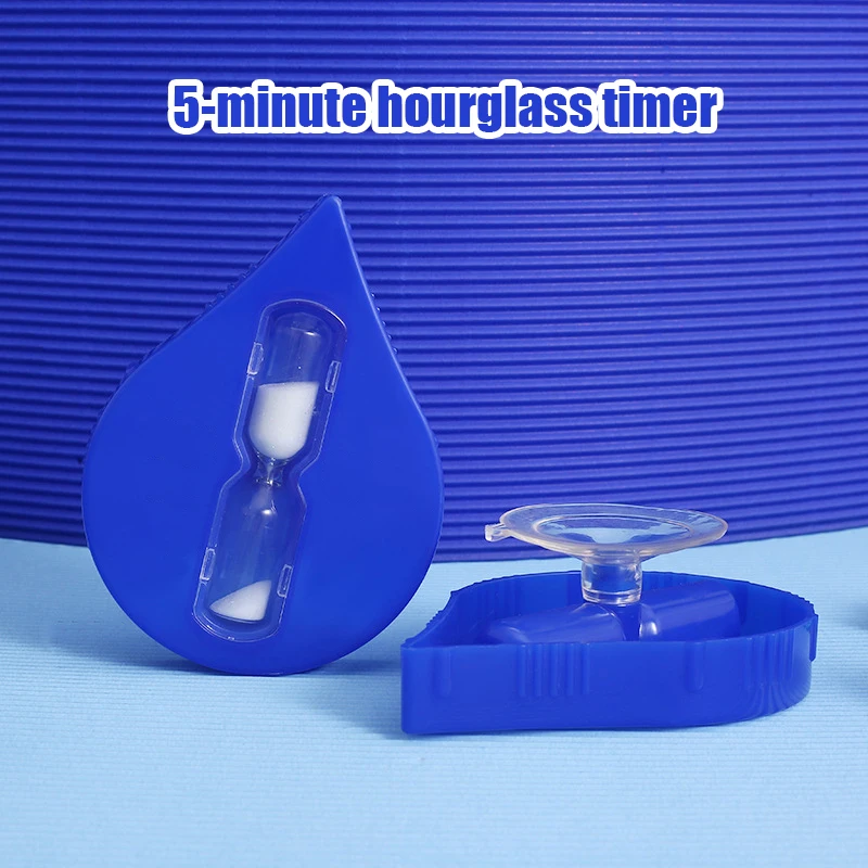 5-Minute Water Drop Shaped Hourglass Bathroom & Supermarket Promotions Water Saving Timer for Home & Kitchen