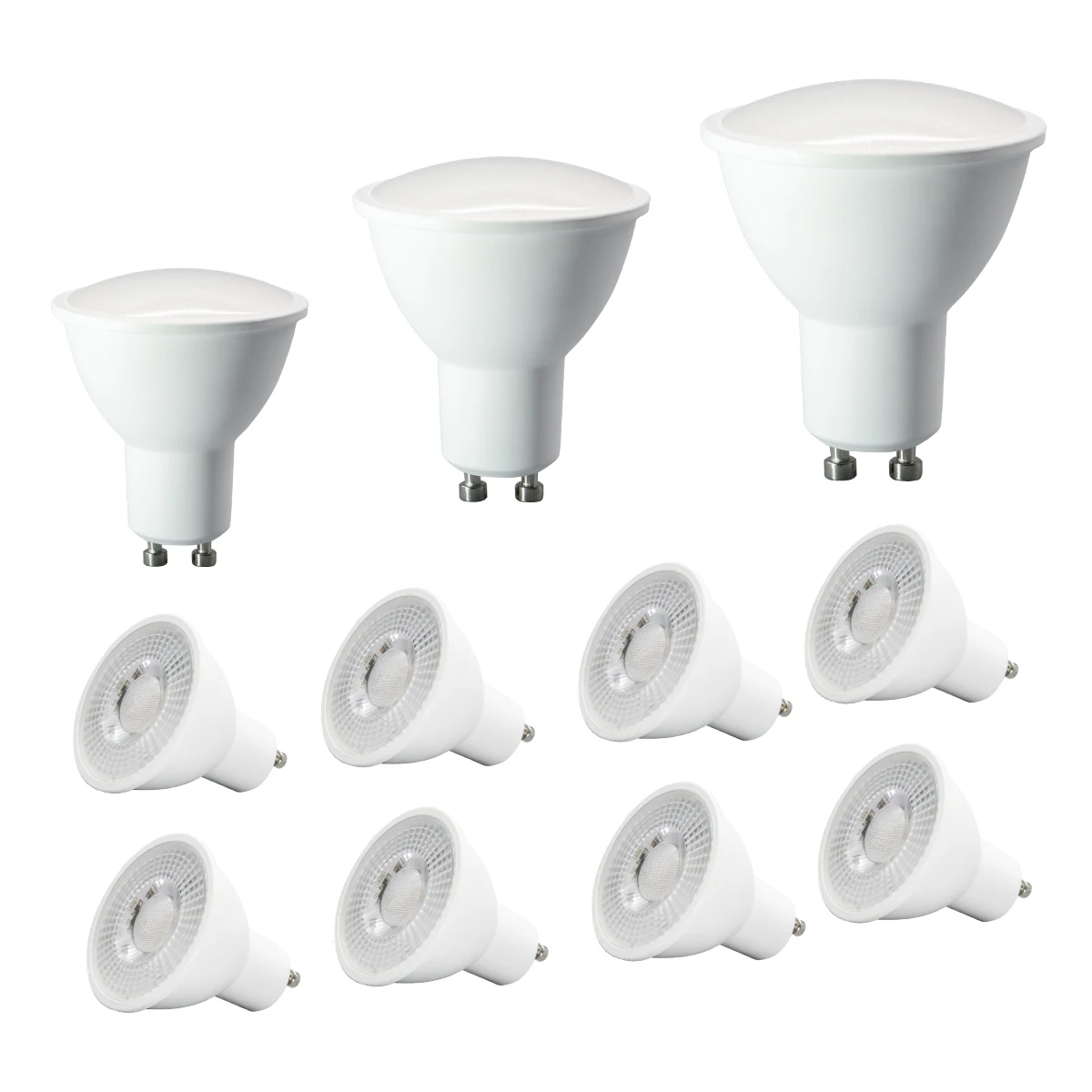 

24PCS GU10 Bulb Led Spotlight Lamp Dimmable GU10 6000K 4000K AC220V Lamps 3W 5W 7W 9W Daylight Cool Lighting for Home Decoration