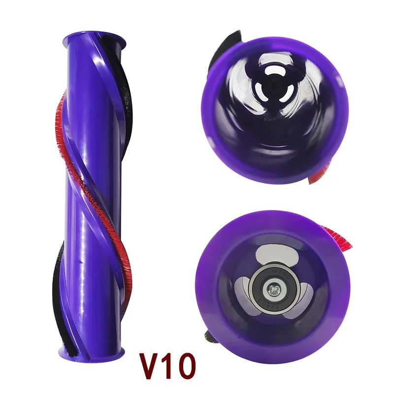 Compatible For Dyson V6/7 V8 V10 V11 Vacuum Cleaner Soft Roller Brush Carpet Brushroll Bar Spare Part Replacement Accessories