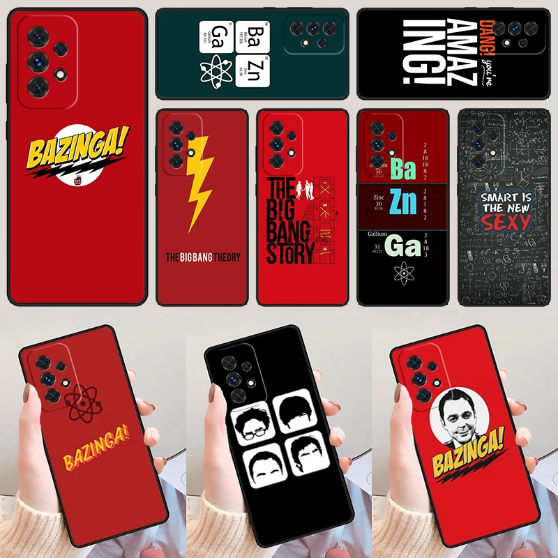 Bazinga The Big Bang Theory For Samsung Galaxy A52 A72 A73 A20e A21S A50 A70 A11 A12 A42 A31 A40 A51 A71 A32 A80 A91 Phone Case