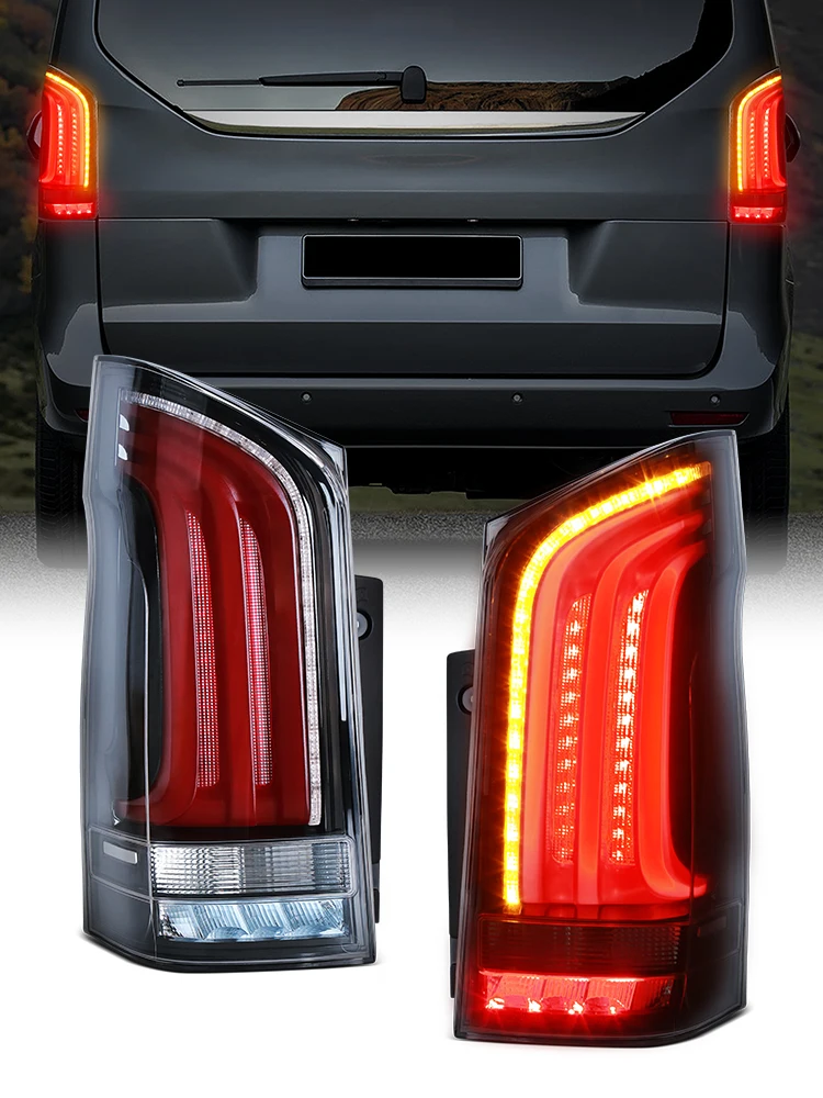 Links/Rechts Achterlicht Voor Mercedes-Benz Vito V-Klasse V220D V250 V260 V300 W447 2016 2017 2018 2019 2020 2021 2022 2023 Achterlichten - afbeelding 2