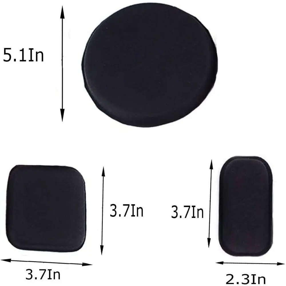 1Set Black Hunting Shooting Protect EVA Cushions Cap Pad Sports Protective Helmet Sticker Foam Liners Pads