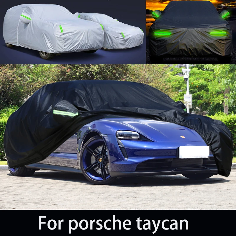 สำหรับ Porsche taycan ออโต้หิมะ, ป้องกันการแช่แข็ง, ป้องกันฝุ่น, ป้องกันสีลอก, และปกป้องฝาครอบ I rainwater.ca มด