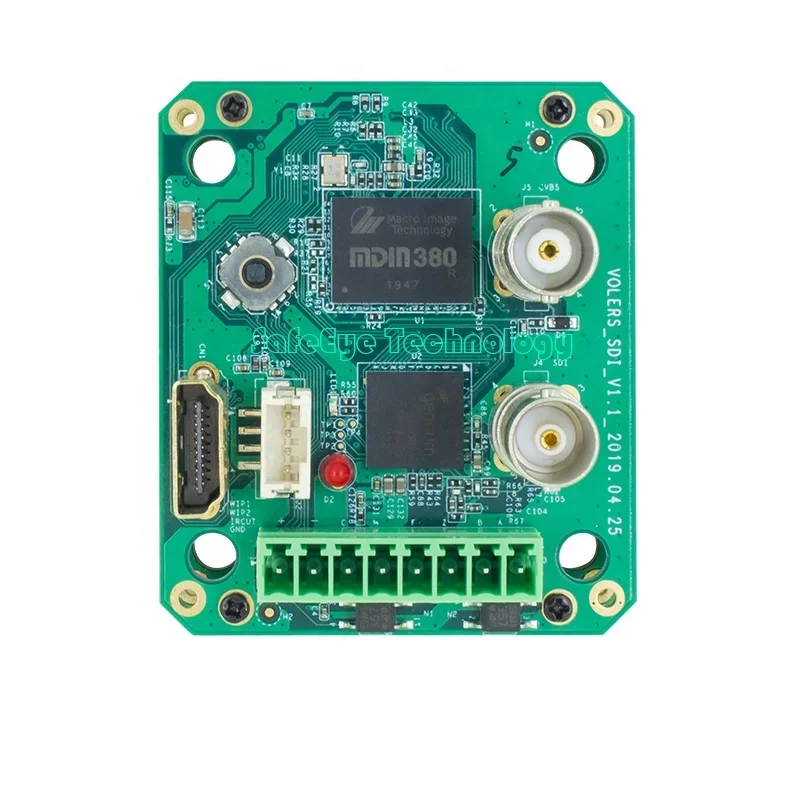 2026 3-in-1 Encoding Board With Power-Off Memory LVDS 3G-SDI/HD-MI/CVBS Tail Board For FCB Block CMOS Sensor Box Camera Modules