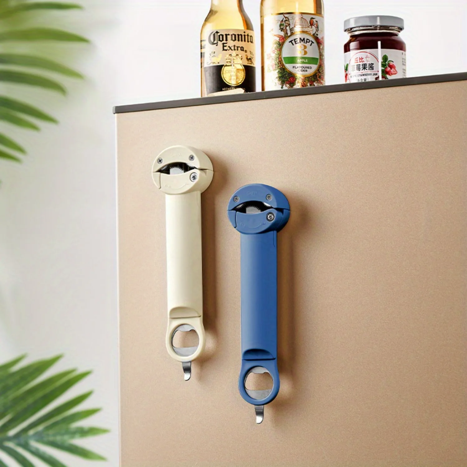 1pc, Versatile  Bottle Opener For Opening Cans, Removing Lids, Twisting Caps, And Uncorking Beer Bottles, Kitchen Supplies, Kitc