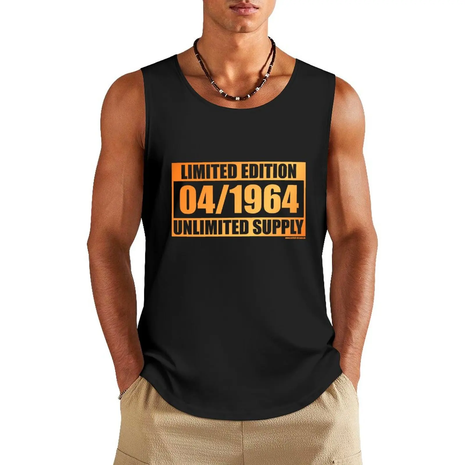 60th birthday Limited Edition - Unlimited Supply 04/1964 Tank Top sexy clothes men gym clothes man Gym man men clothing