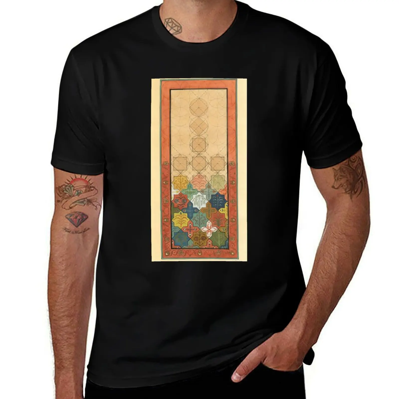 Underneath which geometry flows ll T-Shirt Sport Basic Moisture Wicking Tee