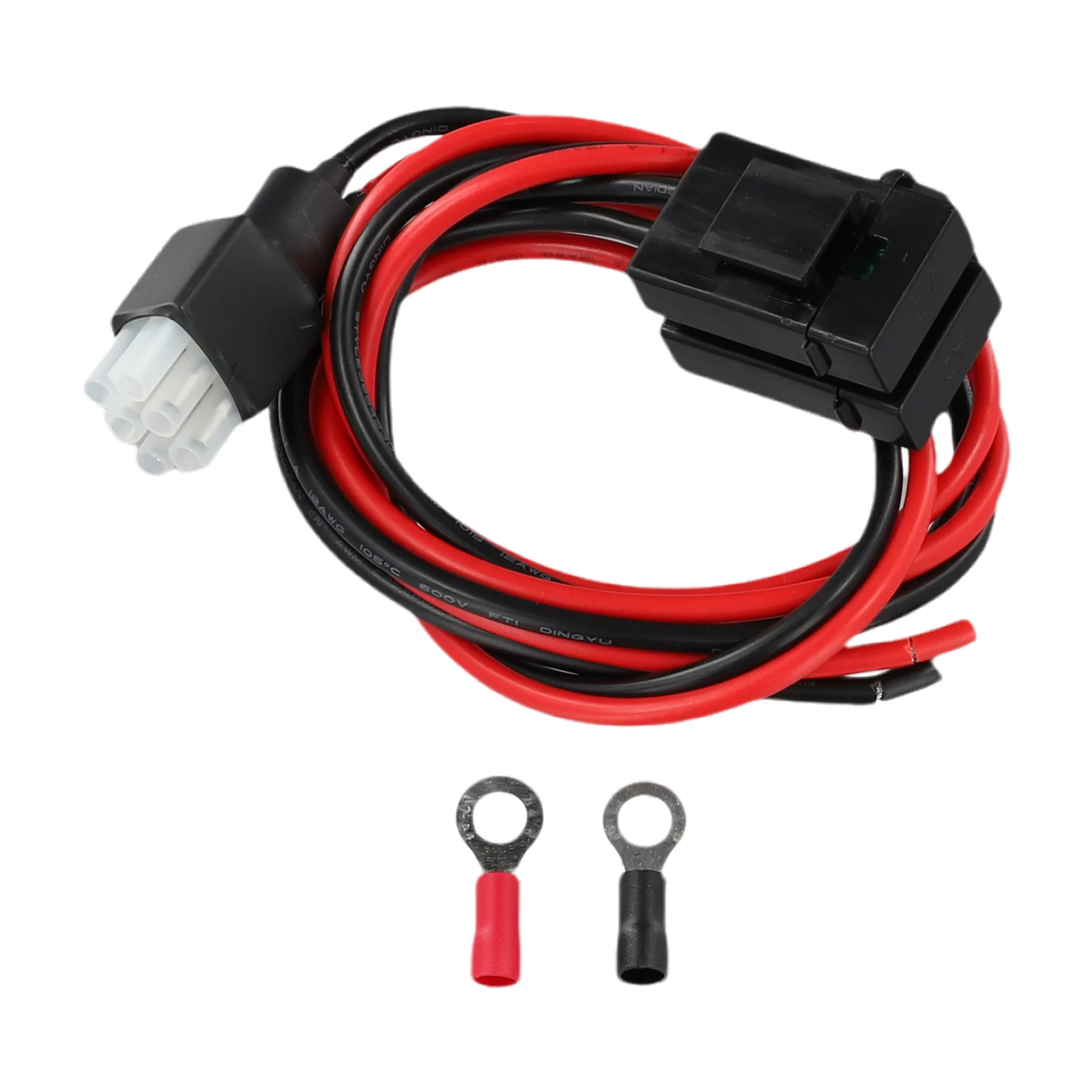 Power Cable Compatible for kenwood Radio for ts S Amp Black Red Cable Length M for kenwood for pg Z AWG Wire Cable Length