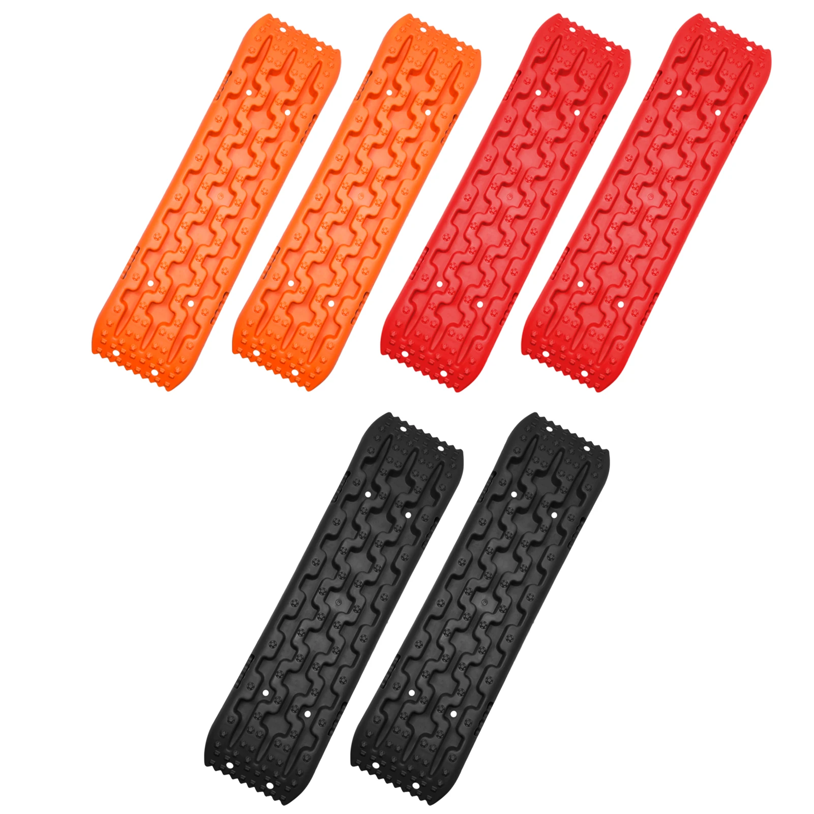 Planche de traction, 2 pièces, rails tout-terrain de neige, aide à la traction, échelle de pneu de piste pour boue, feuilles de sable pour camping-cars, véhicules