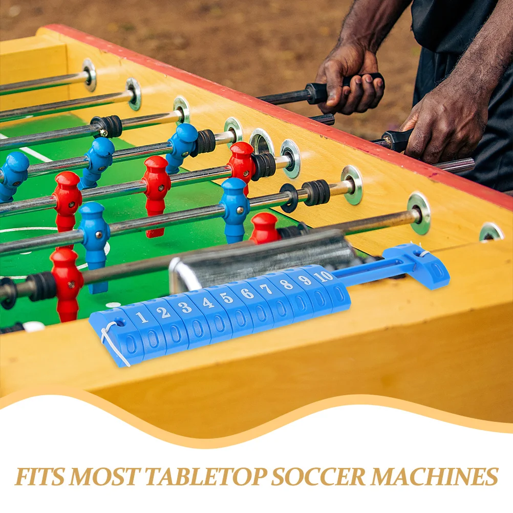 

3Pcs Multi-Functional Foosball Score Keepers Plastic Table Soccer Score Counters Table Football Game Scoring Bars Portable