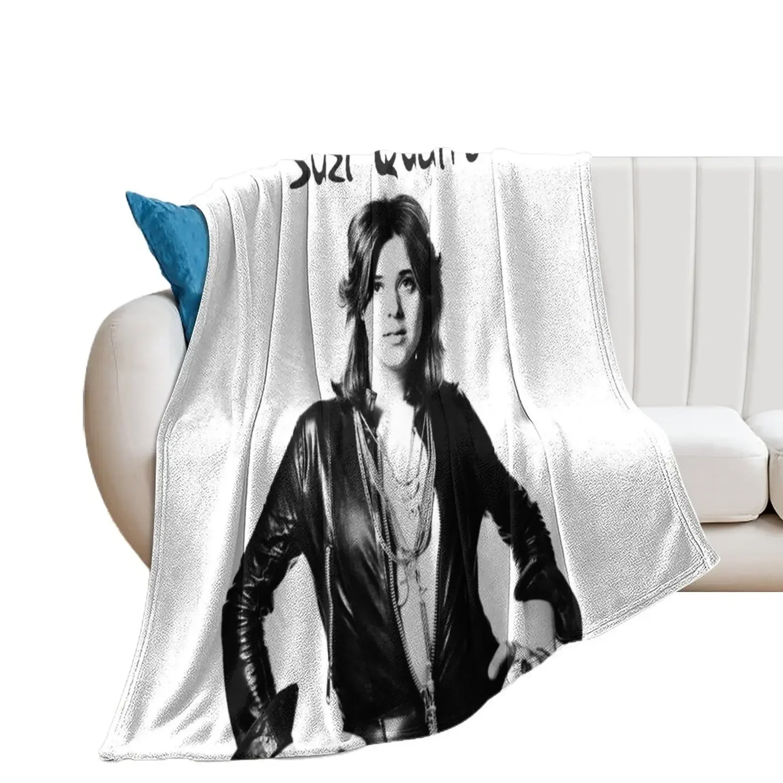 suzi quatro Throw Blanket Personalized Gift Bed linens Thermals For Travel Decorative Sofa Blankets