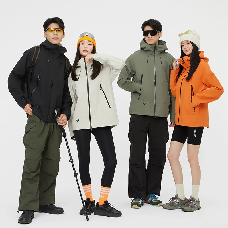 

2025 3-in-1 Hardshell Down Jacket Storm Proof Waterproof Unisex Professional Outdoor Ski Mountaineering Coat