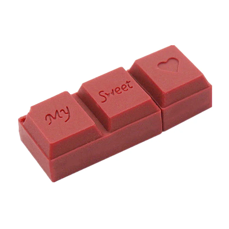 

Флешка 4 ГБ, 8 ГБ, 16 ГБ, 32 ГБ, 64 ГБ, 128 ГБ, USB-накопитель, 64 ГБ, USB-накопитель, шоколадная USB-память, силиконовый диск