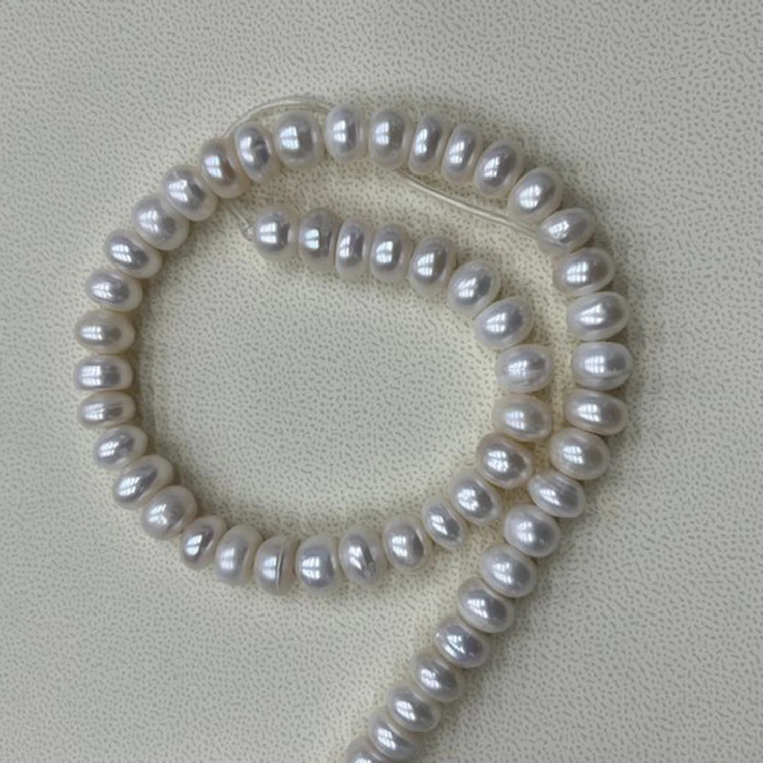 

Natural Pearl Big Oval Flat 10-11mm Freshwater Cross Necklace Baroque DIY Materials Accessories Wholesale Jewelry Gift Women