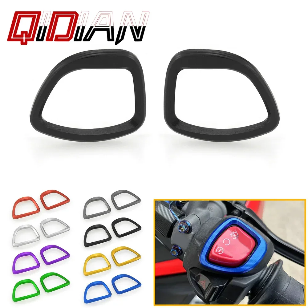 

CNC Aluminum Trim Motorcycle Handlebar Light On-Off Switch Button Cover For Yamaha XMAX 250 300 400 2017-2022