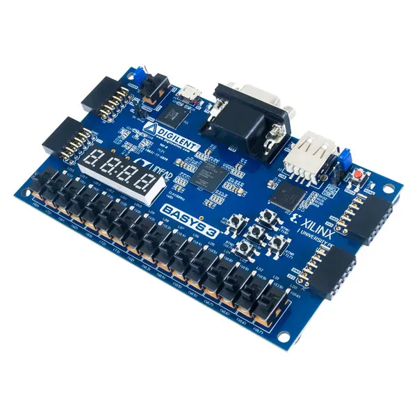 

410-183 Digilent Basys3 Artix-7 FPGA Xilinx XUP Digilent Learning Board Plate XC7A35T Digi