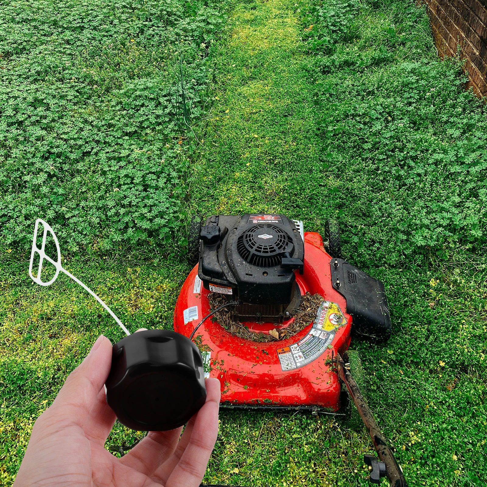 

5pcs Lawn Mower Cap Gas Tank Cover Replacement Black Compatible Multiple Models Easy Install Durable Garden Tools