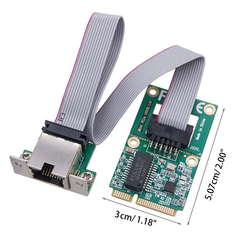 Wholesale Desktop MINI PCI-E Gigabit Network Card Mini Half height PCIe 1000M Wired Network Card Independent Gigabit