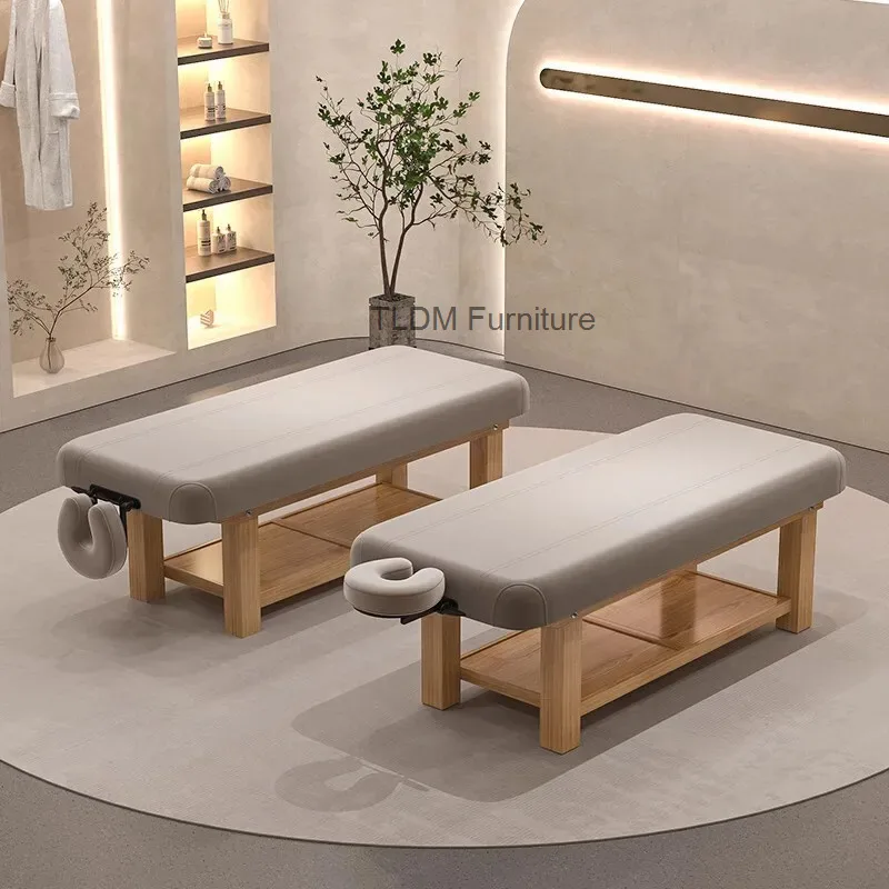 

Physiotherapy Spa Massage Tables Tattoo Pedicure Comfort Nail Massage Tables Face PU Leather Furniture Table De Massage MHAMC