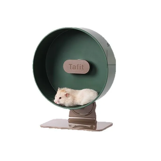 Color-blocking Hamster Exercise Wheel Super Silent Golden Hamster Habitat Building Toy Running Wheel Accessories