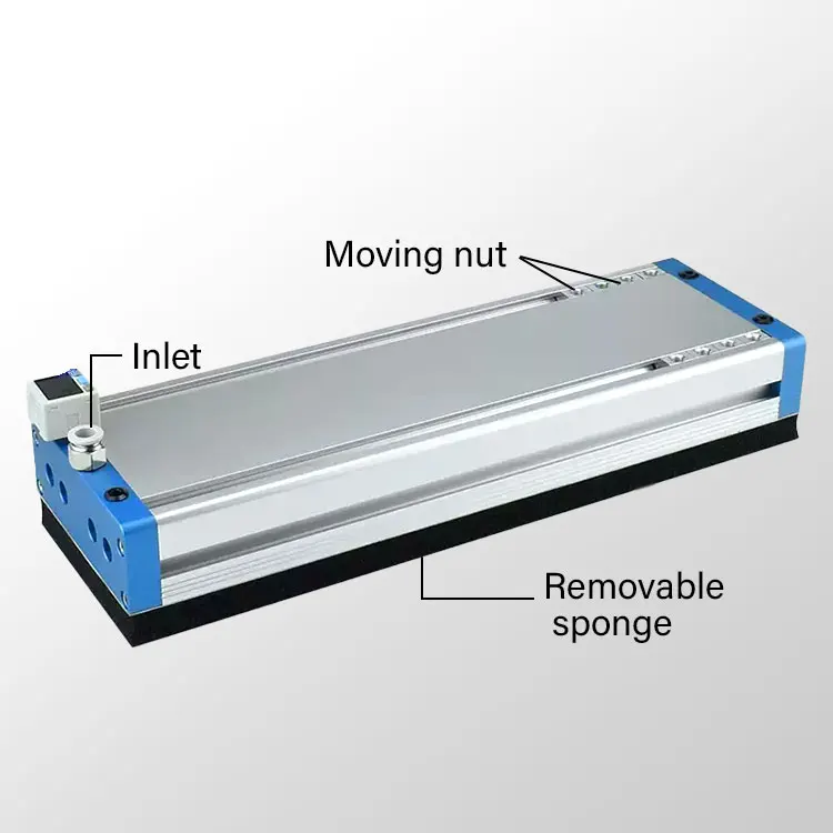 SOVE Industrieller Gummi-Vakuumgreifer PVX-130*834-P40 |   All-in-One-Design mit Schwammdichtung
