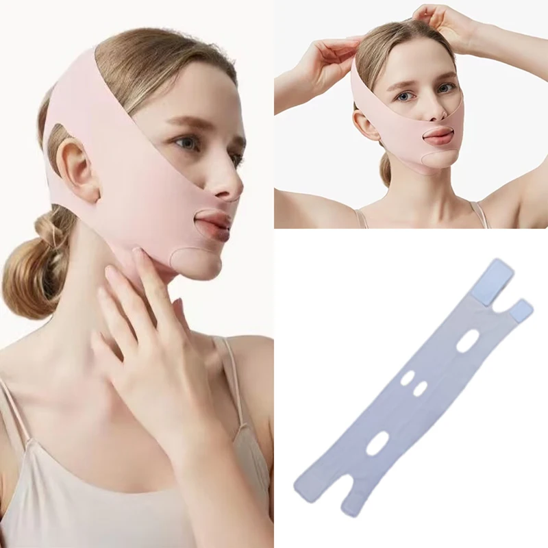 Breathable V Face Band Cheek Lift Up Face Thin Mask Reduce Double Chin V-Line Shaping Bandage Anti Wrinkle Face Bandage