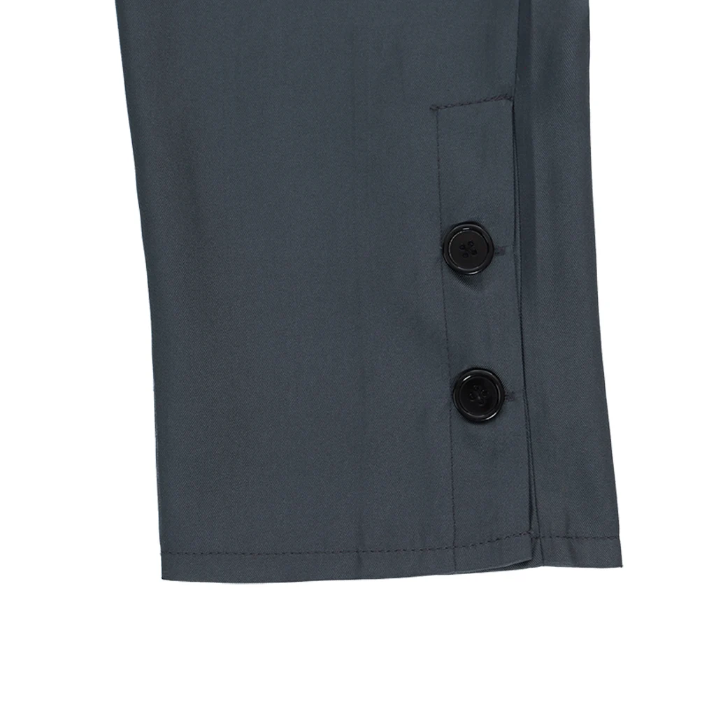 Disfraz de oficial Imperial para hombre, traje completo de uniforme de color gris, Top negro y Panrs para fiesta de Carnaval y Halloween