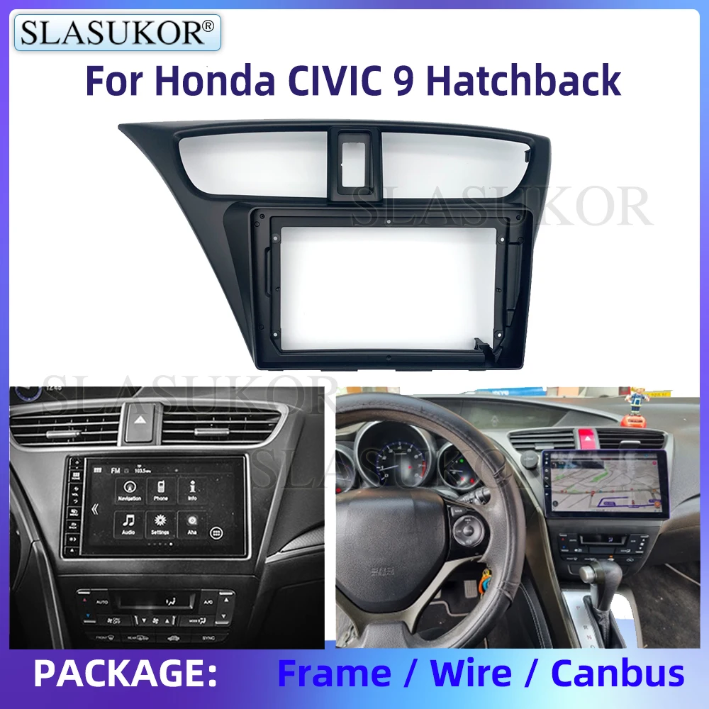 

Комплект для автомагнитолы Honda CIVIC 9 Hatchback FK 2012-2017, 9 дюймов