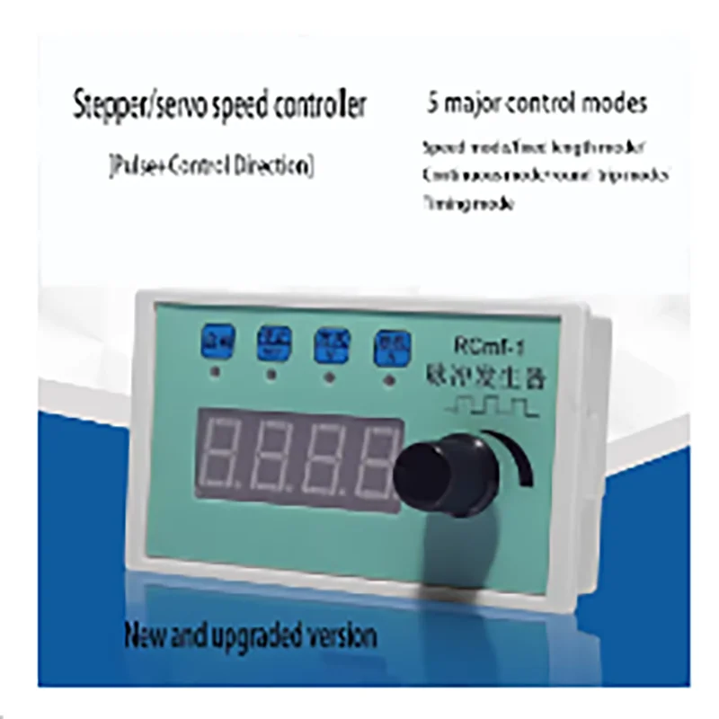 

RCmf stepper motor controller, pulse generator, multi turn potentiometer speed control Can control stepper motor, servo motor