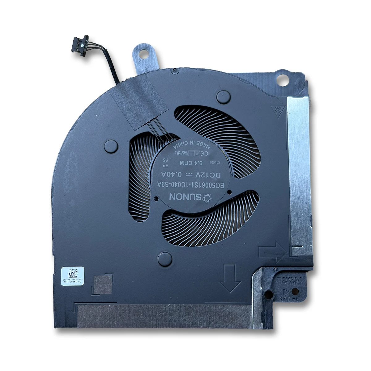 CPU Cooling Fan Replacement for DELL Alienware X17 R1 X17R1 X17 R2 X17R2 NEW Origina  DC 12V 0.4A EG50061S1-1C050-S9A