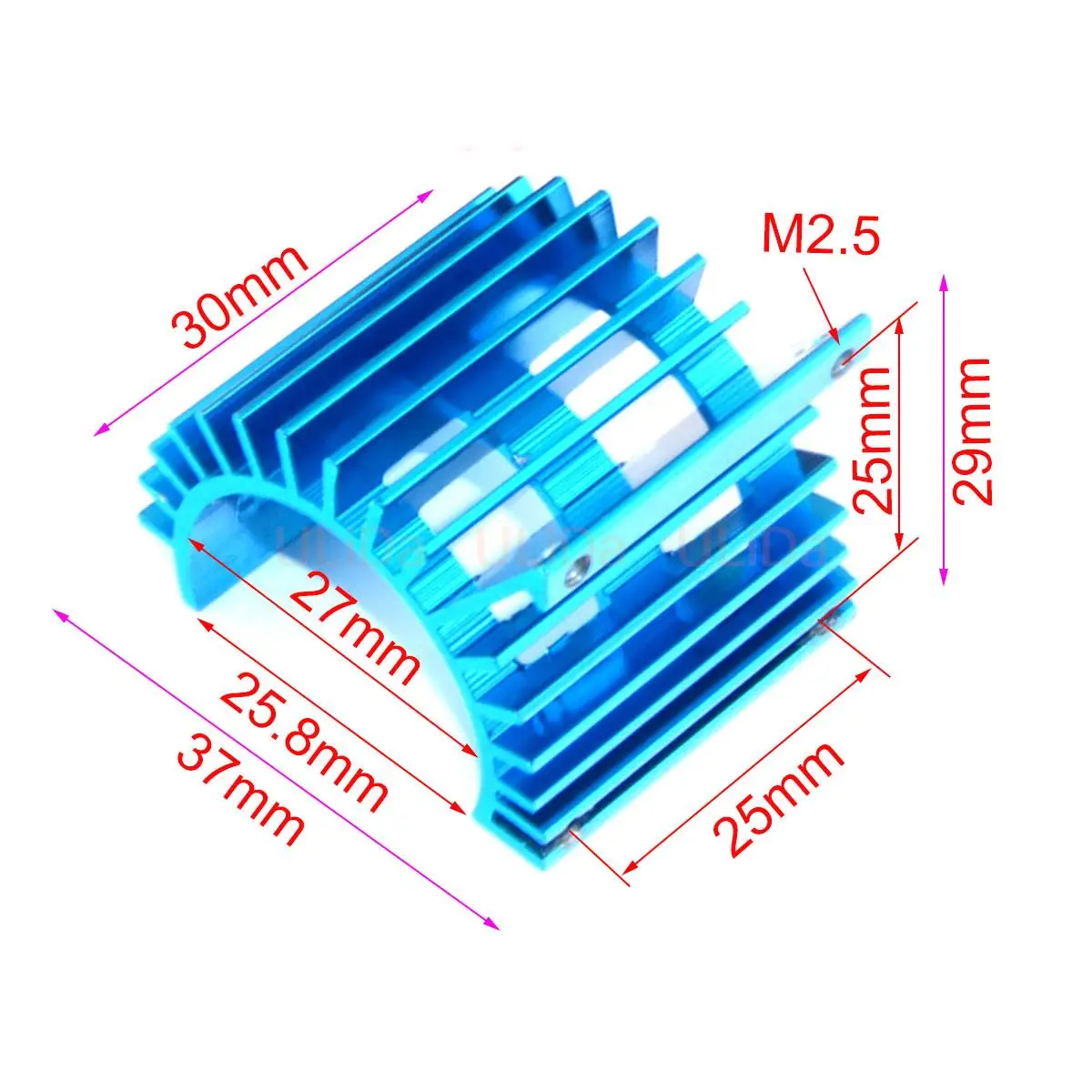 1/16 1/18 RC Car 380 390 2838 2845 Electric Motor Heat Sink Cooling Parts for HSP Wltoys 124017 124016 Model Cars Parts