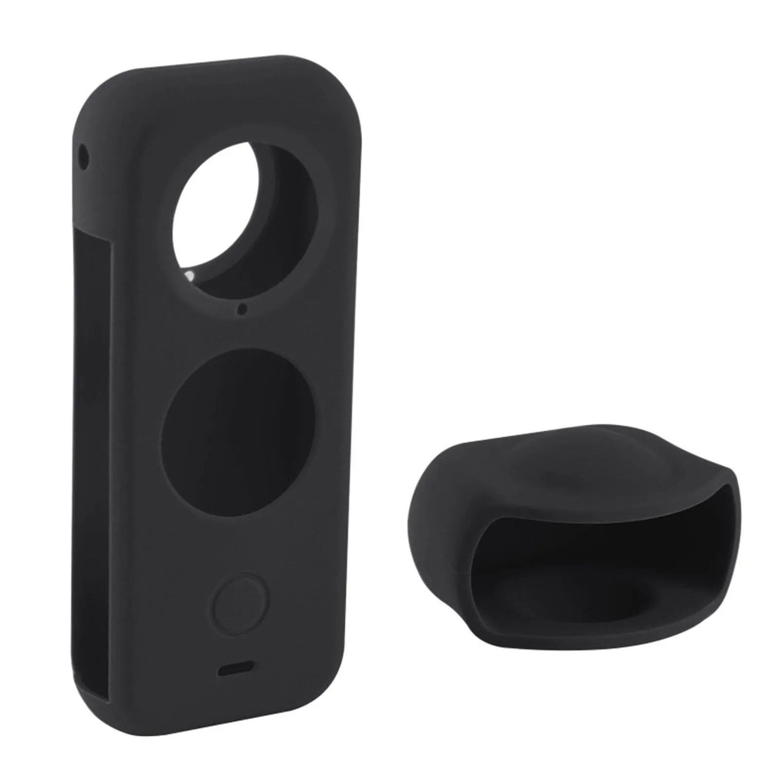 Full Body Dustproof Silicone Protective Case with Lens Cover Replacement for Insta360 ONE X2 Panoramic Camera