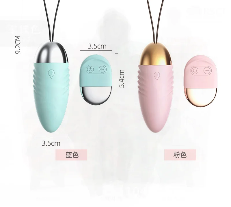 Laile لاسلكي للتحكم عن بعد تهتز البيض أنثى لعبة الجنس سيليكون أنثى الاستمناء الأزرق الوردي الكبار يمزح هزاز #4