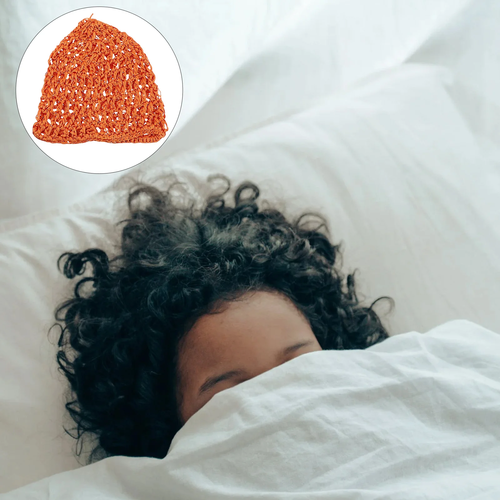 

3Pcs Women Hair Nets for Curly Braids Sleep Cover Mesh Design Summer Comfort Mixed Color Hair Nets for Women Mesh Sleeping Hat