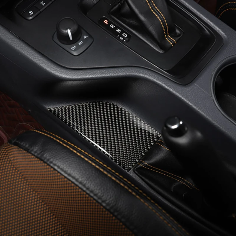 

Gao Ruying For Ford Ranger Wildtrak T7 T8 2015-2021 Soft Carbon Fiber Car Handbrake Slot Pad Cover Trim Sticker Car Accessories