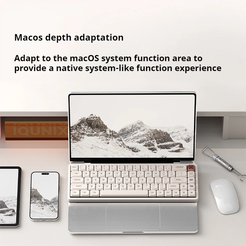 Mg65 Gaming Mechanical Keyboard 68 Keys Tri-Mode Le-Tray Low  Dwarf Axis Switch Rgb Wireless Keyboard Accessoriestablets Laptops