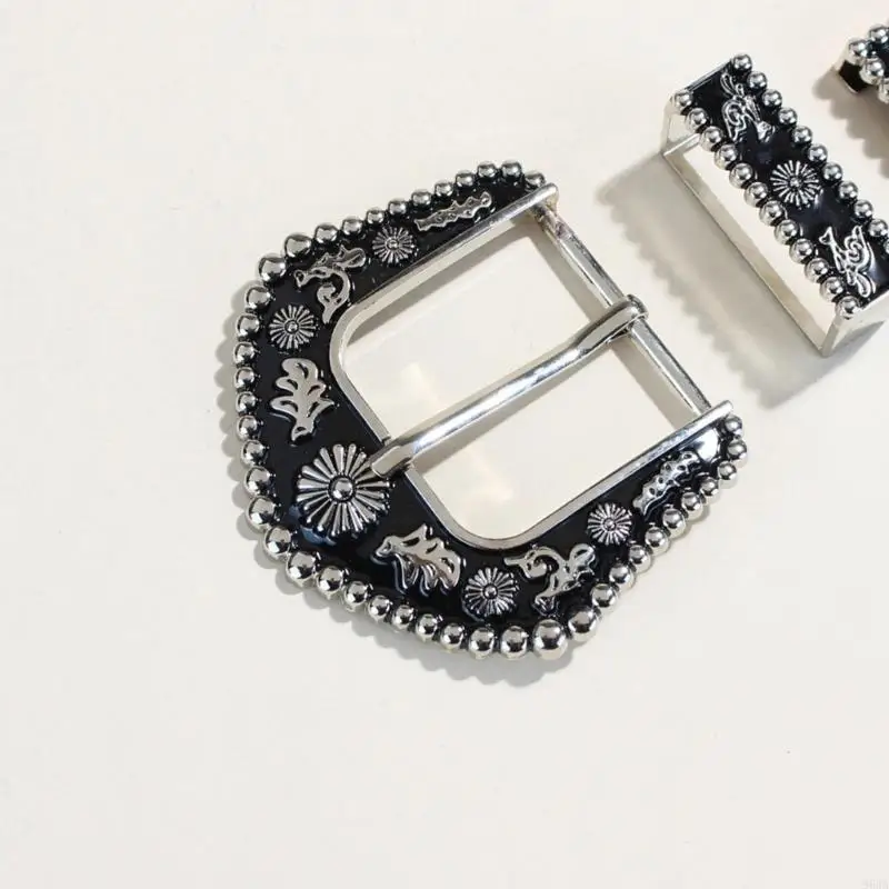 Penggantian Sabuk Vintage Single Prong Buckle Kulit Kerajinan Streetwear 964a