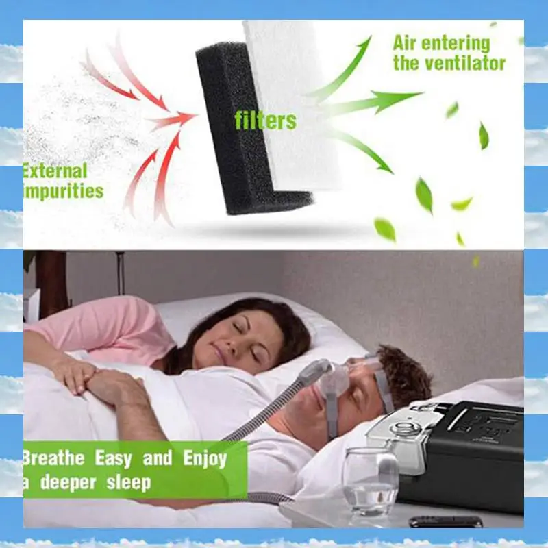 

A11I 150PCS CPAP Filters For Respironics Premium Foam Filter And Ultra Fine Filters Respironics M Series
