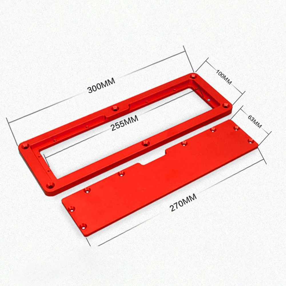 1PCS Woodworking Electric Circular Saw Flip Cover Plate Aluminium Insert Plate Table Saw JF1706 Electric Circular Saw Flip Cover