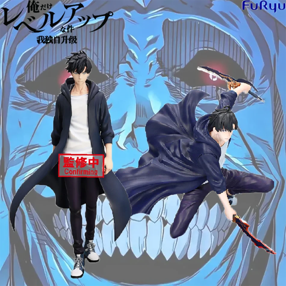 In Stock Solo Leveling Shadow King Figure Sung Jinwoo Cheng Xiaoyu Handheld Model Desktop Ornament Anime Collection Model Gift