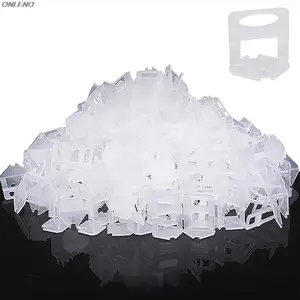 100 قطعة 1 مم نظام تسوية البلاط PE المواد الفواصل مقاطع لأدوات بناء تسوية بلاط الجدران الخزفية أعلى 8 مبيعات لبلاط البورسلين - رقم 3