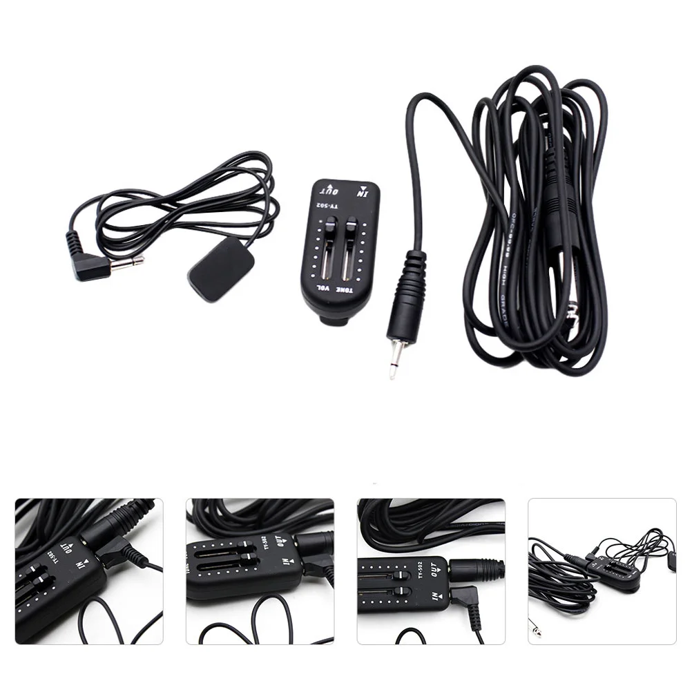 

1Set Violin Pickup Piezo Professional Tuning Tool for Musical Instruments Guitar Supplies Long Lasting Violin Pickup Piezo